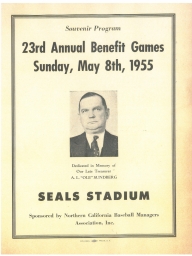 1955: 23rd Annual Nealon Benefit Games Seals Stadium