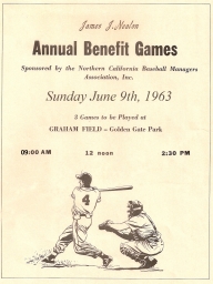 1963: 31st Annual Nealon Benefit Games Golden Gate Park